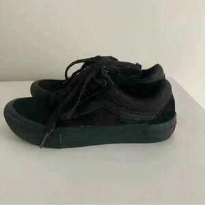VANS Kids Black  Shoes sneakers -Sz 3.5